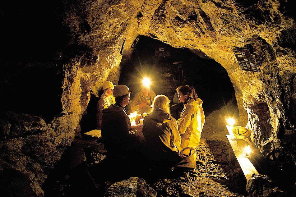 Mountain tunnel in Schladming