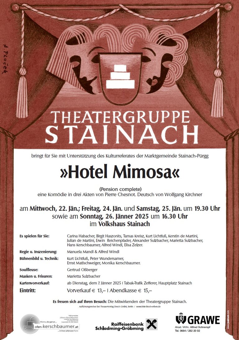 Theateraufführung "Hotel Mimosa" - Impression #2.1 | © Theater Stainach